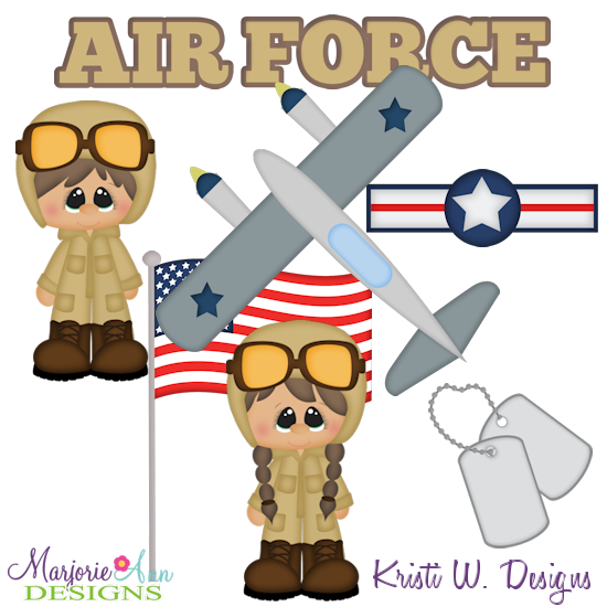 Air Force SVG Cutting Files + Clipart - Click Image to Close
